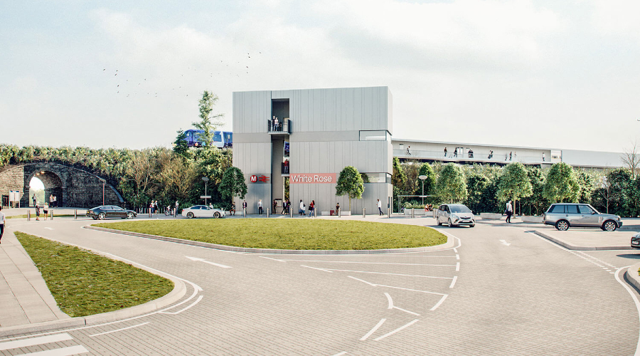 Planning permission granted for new White Rose Railway Station in South Leeds